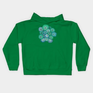 Green Bouquet Kids Hoodie